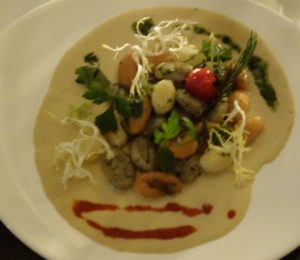 Gnocchi auf Gorgonzolasoße